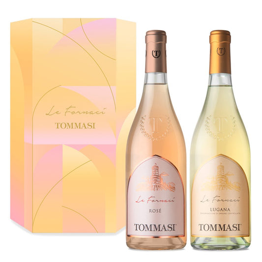 Lugana DOC "Le Fornaci" 2023 + Vino Rosato "Le Fornaci" 2024 - Tommasi (2 bottiglie)