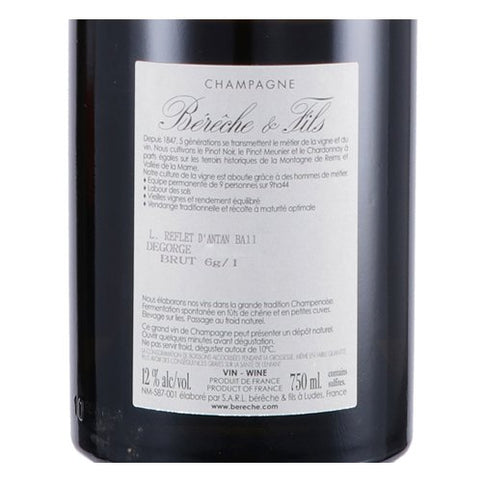 Champagne Brut "Reflet d'Antan" Magnum - Bérêche et Fils