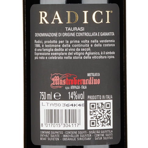 Taurasi DOCG "Radici" 2017 - Mastroberardino