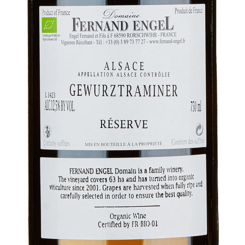Alsace Gewurztraminer Réserve 2020 Magnum - Fernand Engel