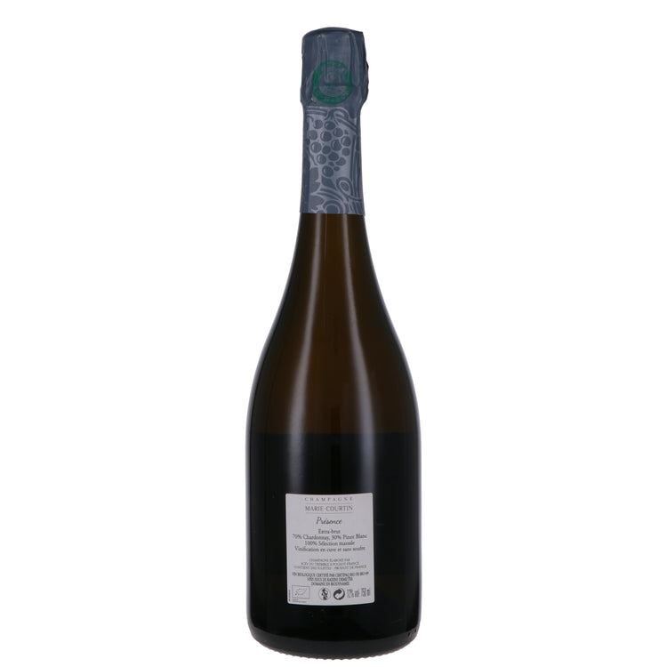 Champagne Extra-Brut "Présence" 2020 - Marie Courtin