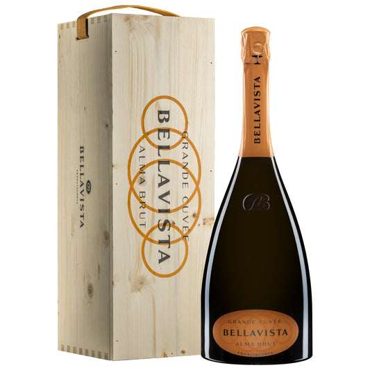 Franciacorta Brut DOCG "Grande Cuvée Alma Brut" Jéroboam - Bellavista (cassetta di legno)