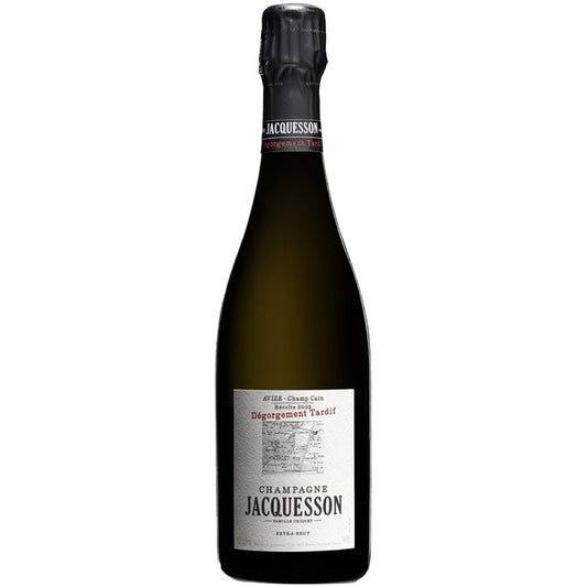 Champagne Extra Brut Blanc de Blancs Avize Grand Cru "Champ Caïn Dégorgement Tardif" 2005 - Jacquesson