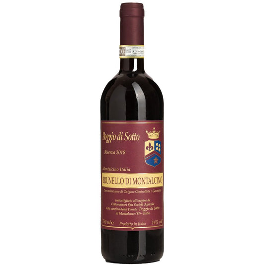 Brunello di Montalcino Riserva DOCG 2018 - Poggio di Sotto
