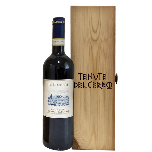Brunello di Montalcino DOCG 2019 - La Poderina, Tenute del Cerro (cassetta di legno)