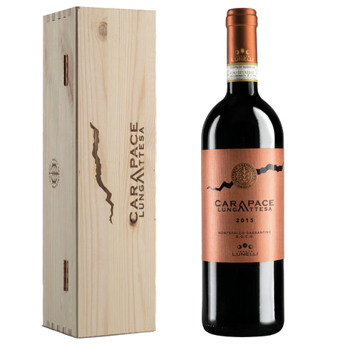 Montefalco Sagrantino DOCG "Carapace Lunga Attesa" 2017 - Tenuta Castelbuono, Tenute Lunelli (cassetta di legno)