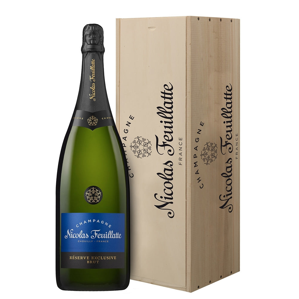 Champagne Brut Réserve Exclusive Magnum - Nicolas Feuillatte (cassetta di legno)