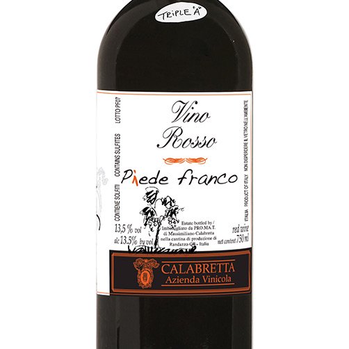 Vino Rosso “Piede Franco” - Calabretta