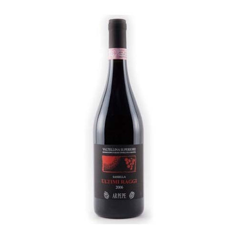Valtellina Superiore Sassella DOCG "Ultimi raggi" 2016 - Arpepe