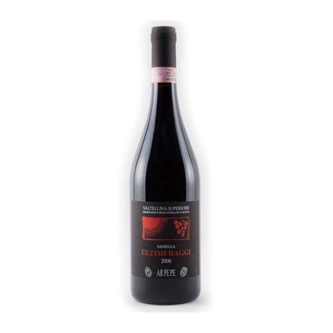 Valtellina Superiore Sassella DOCG "Ultimi raggi" 2016 - Arpepe